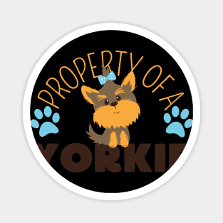 Property Of A Yorkie, Yorkshire Lover Magnet